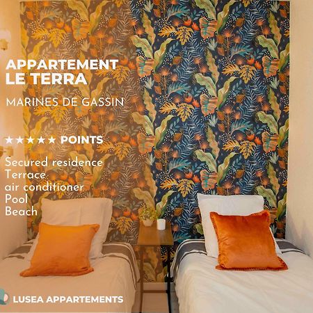 Le Ptit Terra - Piscine - Plage Gassin Luaran gambar