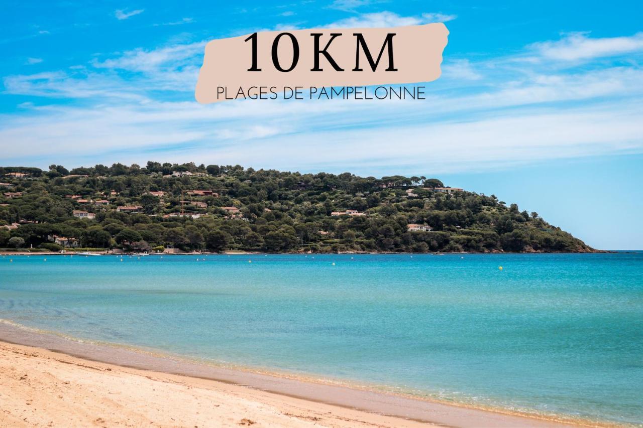 Le Ptit Terra - Piscine - Plage Gassin Luaran gambar